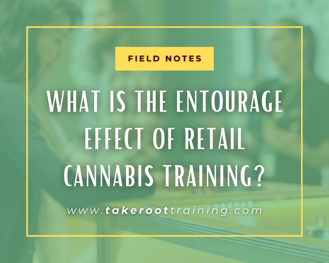 What is the entourage effect of retail cannabis training?