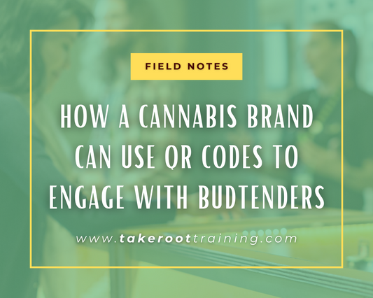 How a cannabis brand can use qr codes to engage with budtenders