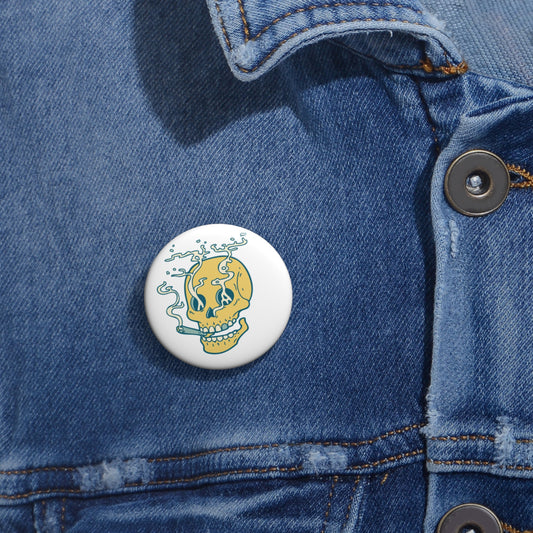 Stoney Skull-ony Custom Pin Buttons