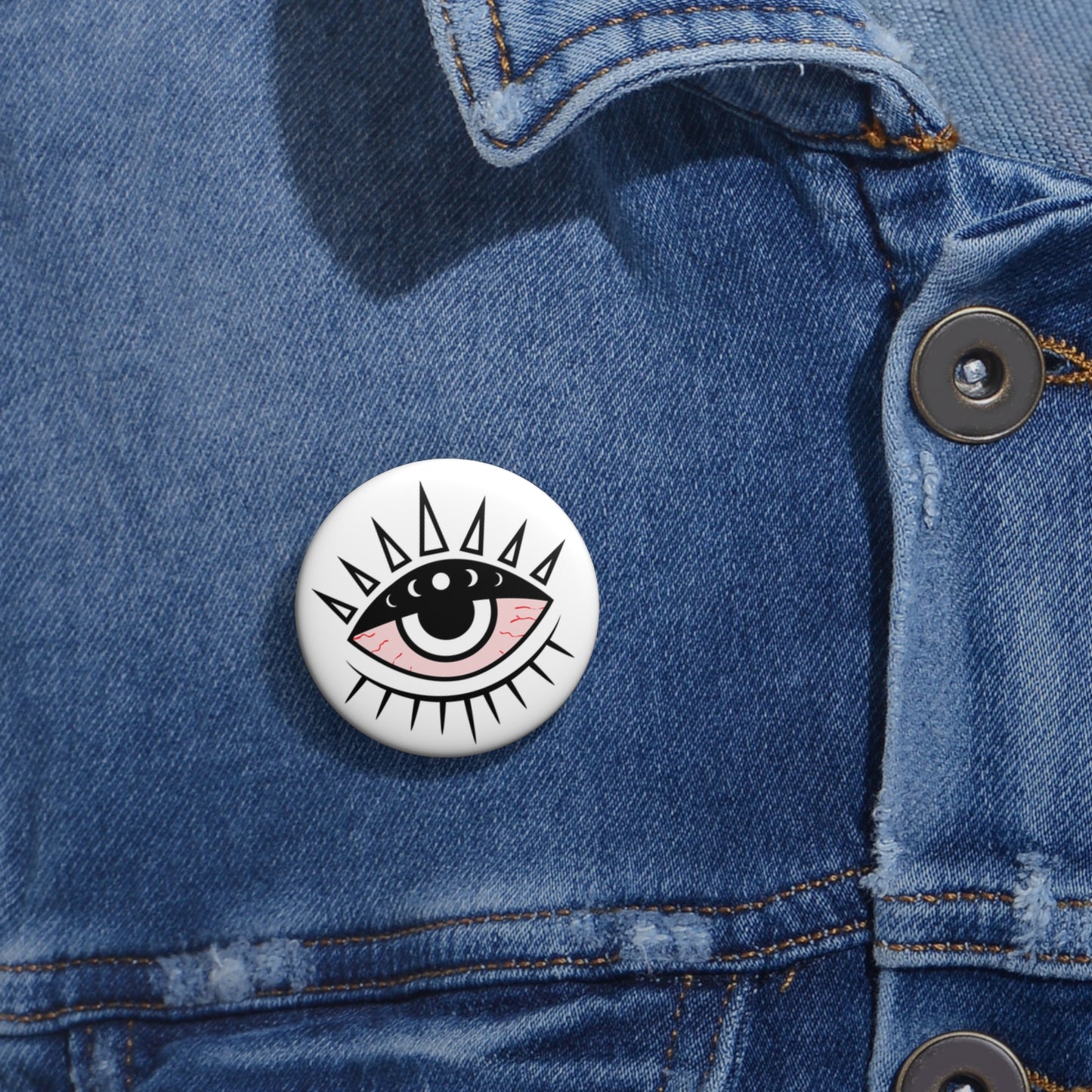 High Eye Custom Pin Buttons