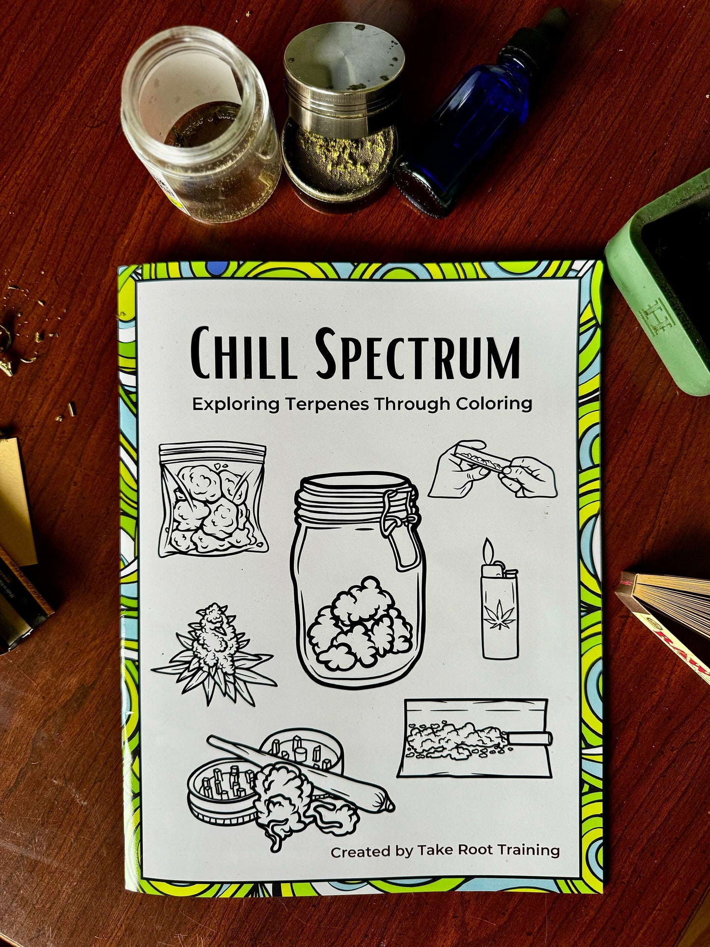 Chill Spectrum Vol. 1 - An Educational Coloring Book for Stoners