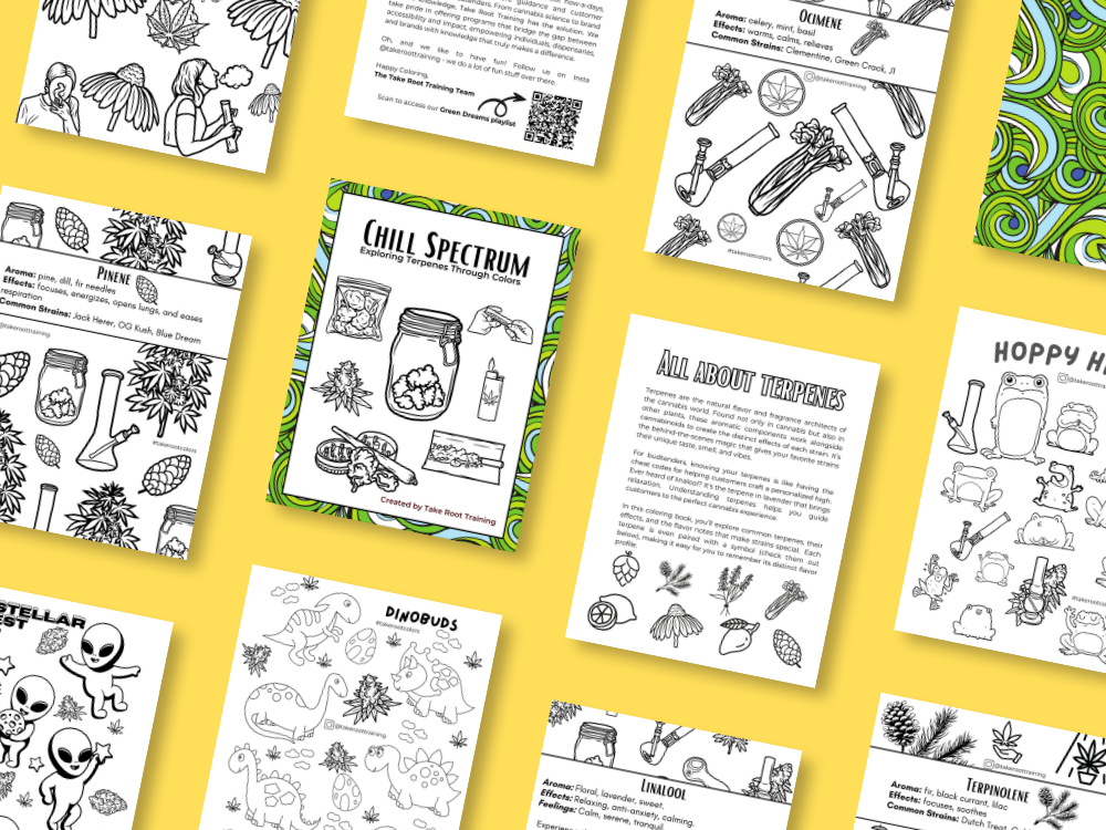 Chill Spectrum - An Educational Coloring Book for Stoners