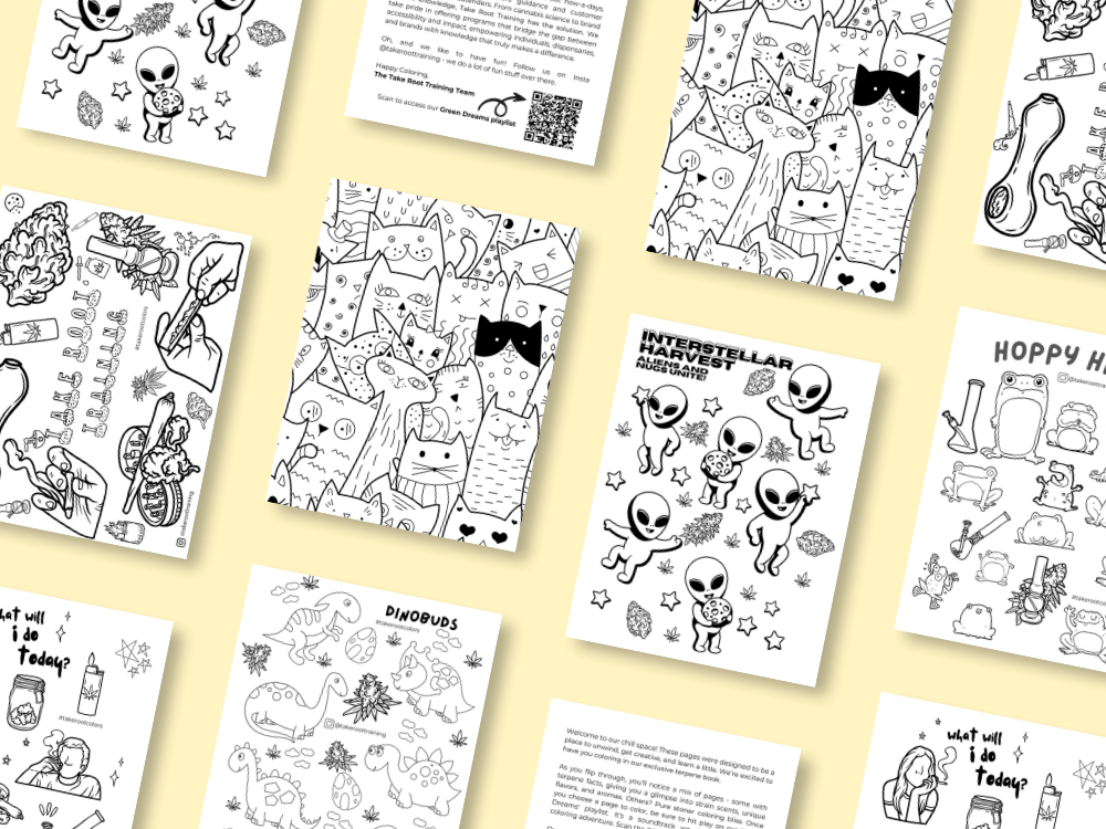 Educational Coloring Downloads | Activity Sheets For Stoners